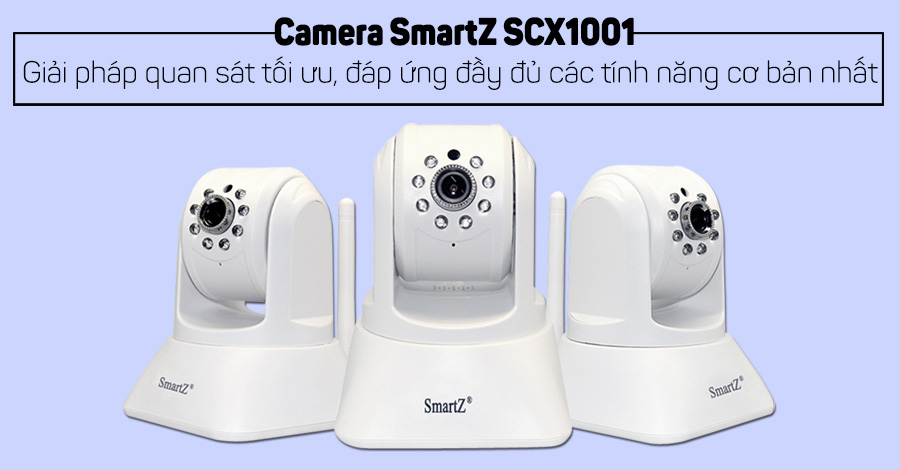 camera Smartz SCX1001 đáp ứng đầy đủ các tính năng cơ bản